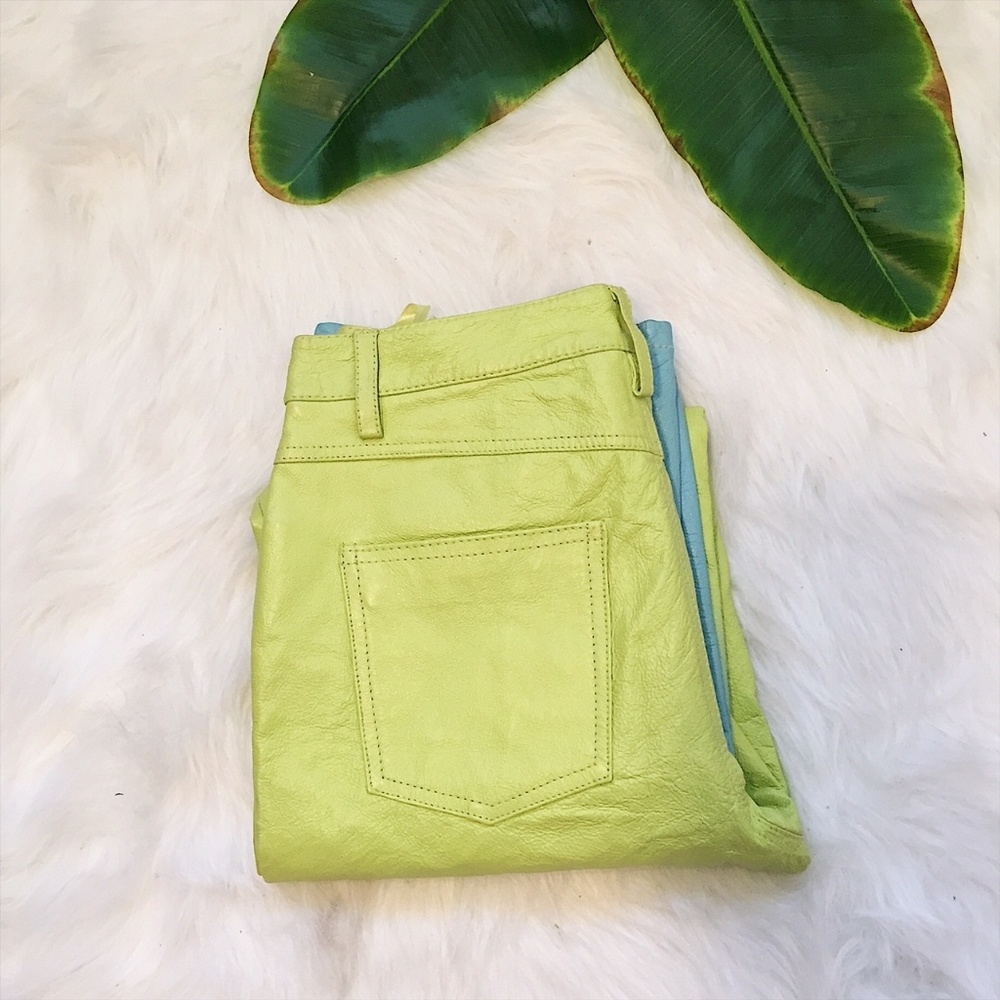🚫SOLD🚫 MetroStyle Genuine Leather Ombre Pants - Picture 2 of 5